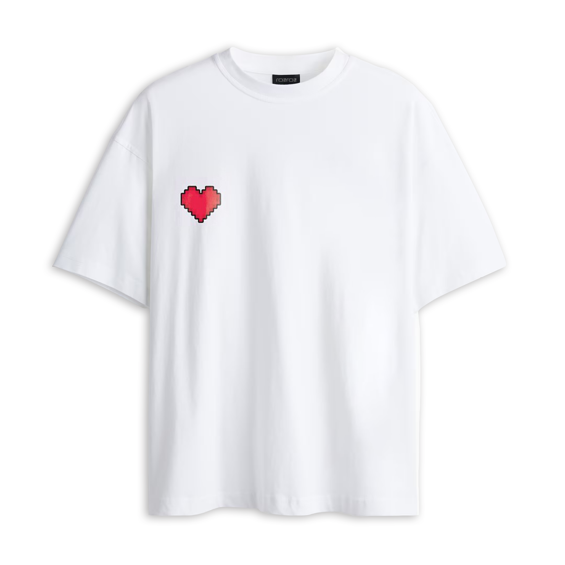Pixel Heart Oversized T-Shirt